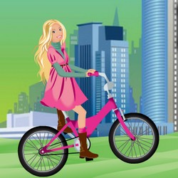 Barbie car and bike games