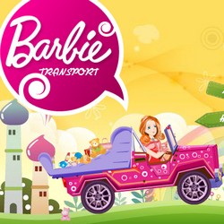 barbie games racing